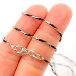 Load image into Gallery viewer, Black Rhodium Sterling Silver Necklace