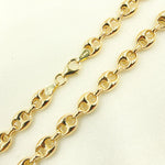 Load image into Gallery viewer, 14K Solid Yellow Gold Marina Style Link Chain