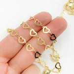 Load image into Gallery viewer, Gold Plated 925 Sterling Silver Heart Chains
