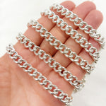Load image into Gallery viewer, Sterling Silver Curb Link Chain