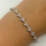 Load image into Gallery viewer, TJ0014. 14k Solid Gold Diamond Bracelet