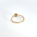 Load image into Gallery viewer, 14K Solid Gold Diamond Square Ring.