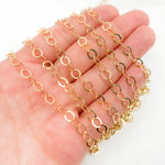 Load image into Gallery viewer, 679FGF. 14K Gold Filled Flat Round Link Chain