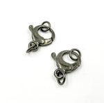 Load image into Gallery viewer, Black Rhodium Sterling Silver Trigger Clasp