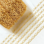 Load image into Gallery viewer, 8251-1A-918LGF. 14k Gold Filled Textured Oval & Smooth Round Link Chain