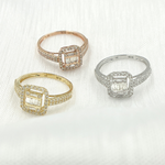 Load image into Gallery viewer, Black Rhodium Sterling Silver With Gold and Diamond Rhomb