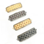 Load image into Gallery viewer, DC165. Diamond & Sterling Silver Rectangle Connector with Gemstone