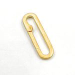 Load image into Gallery viewer, Gold-Plated Matte Sterling Silver Clasp