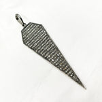 Load image into Gallery viewer, DP053. Diamond & Sterling Silver Arrow Head Pendant
