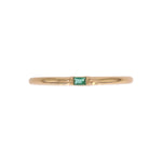 Load image into Gallery viewer, RAA01545. 14K Solid Yellow Gold Solo Baguette Ring