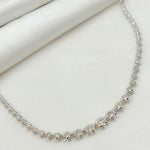 Load image into Gallery viewer, NFS70576. 14K Solid White Gold Diamond Necklace
