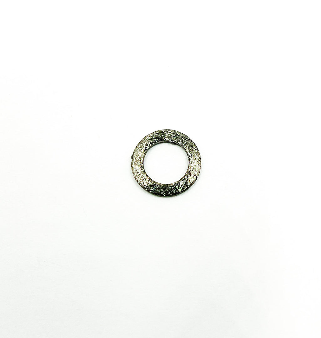 Oxidized 925 Sterling Silver Silver Circle. OXBS1