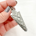 Load image into Gallery viewer, DP149. Diamond Sterling Silver Arrow Head Pendant