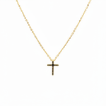 Load image into Gallery viewer, PCA44454. 14k Solid Gold Diamond Cross Necklace