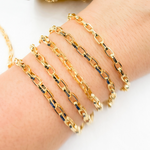 Load image into Gallery viewer, Gold Plated Sterling Silver Flat Box Chain