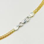 Load image into Gallery viewer, Gold Plated Flat Wheat Chain