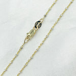 Load image into Gallery viewer, 14K Solid Gold Satellite Chain
