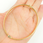 Load image into Gallery viewer, Bangle13. 14K Solid Gold Matte Textured Bangle