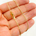 Load image into Gallery viewer, 14k Solid Yellow Gold Snake Necklace