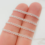 Load image into Gallery viewer, V281SS. Sterling Silver Double Curb Chain