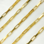 Load image into Gallery viewer, X31GP. Gold Plated  925 Sterling Silver Flat Box Chain