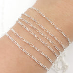 Load image into Gallery viewer, Sterling Silver Figaro Chain