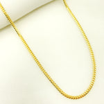 Load image into Gallery viewer, 14K Solid Yellow Gold Curb Link Chain