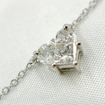Load image into Gallery viewer, NFH71523. 14K Solid Gold Diamond Heart Shape Necklace