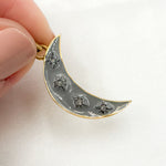 Load image into Gallery viewer, Shop Silver Moon Enamel Pendants