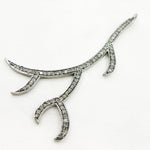 Load image into Gallery viewer, DC448. Diamond & Sterling Silver Horn Pendant