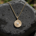Load image into Gallery viewer, PFB33165. 14K Solid Gold Diamond Necklace