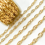 Load image into Gallery viewer, 925 Sterling Silver Gold Plated Marina Chain