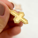 Load image into Gallery viewer, DP372. Diamond Sterling Silver Cross Pendant