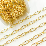 Load image into Gallery viewer, V14GP. Gold Plated 925 Sterling Silver Oval Link Chain