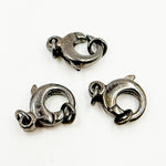 Load image into Gallery viewer, Buy 14MM Black Rhodium Sterling Silver Trigger Clasp