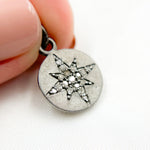 Load image into Gallery viewer, Buy Now Silver Round Star Charm
