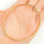 Load image into Gallery viewer, Bangle18. 14K Solid Gold Matte Textured Bangle