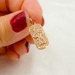 Load image into Gallery viewer, DC323. Diamond Sterling Silver Rectangle Cross Charm