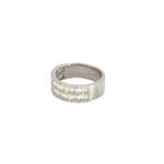 Load image into Gallery viewer, 14k Solid Gold Half Band Baguette Diamond Ring.