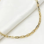 Load image into Gallery viewer, Shop Now 14K Yellow Gold Hollow Smooth and Flat Paperclip Chain