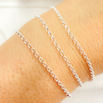 Load image into Gallery viewer, Sterling Silver Rolo Chain
