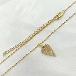 Load image into Gallery viewer, PHB38753. 14K Solid Gold Heart Shape Diamond Necklace