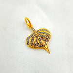 Load image into Gallery viewer, DC453. Diamond Sterling Silver Leaf Pendant