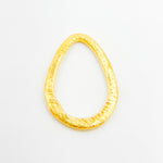 Load image into Gallery viewer, Gold-plated Sterling Silver Brushed Drop Connectors