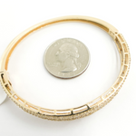 Load image into Gallery viewer, KG89. 14K Solid Gold Diamond Bangle