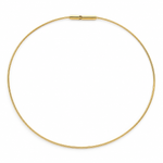 Load image into Gallery viewer, BOZ1. Sterling Silver Gold Plated Cord Choker Necklace