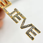 Load image into Gallery viewer, DP580. Diamond Sterling Silver Believe Pendant