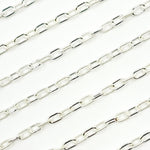 Load image into Gallery viewer, Elongated Twisted and Plain Cable Link Chains