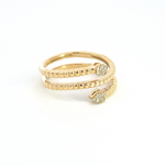 Load image into Gallery viewer, 14k Solid Yellow Gold Diamond Ring.