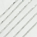 Load image into Gallery viewer, Sterling Silver Diamond Cut Oval Link Chain
